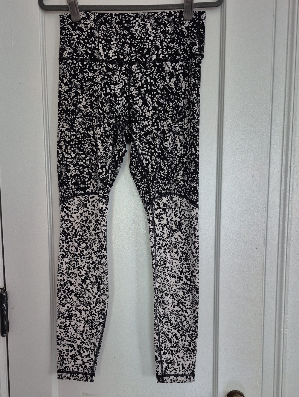 Lululemon Wunder Under 28" Leggings Chirasu Black / Chirakasu Alpine White